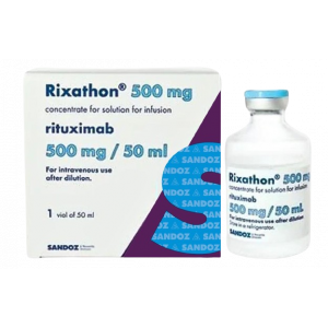 RIXATHON 500 MG / 50 ML ( RITUXIMAB 10 MG / ML ) CONCENTRATE FOR DILUTION FOR IV INFUSION 50 ML VIAL